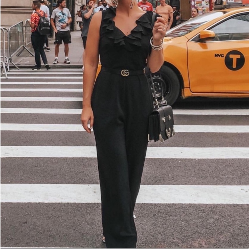 Wayf Ruffle Anderson Jumpsuit